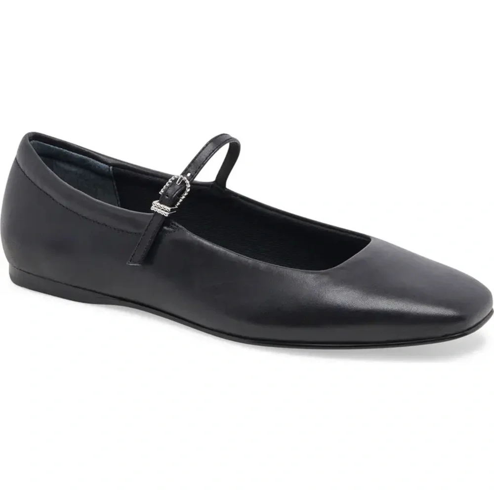 Dolce Vita Reyes Black Mary Jane Flats - Picture 2 of 8
